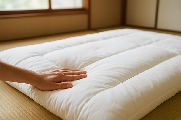 来客用布団の寝心地チェック